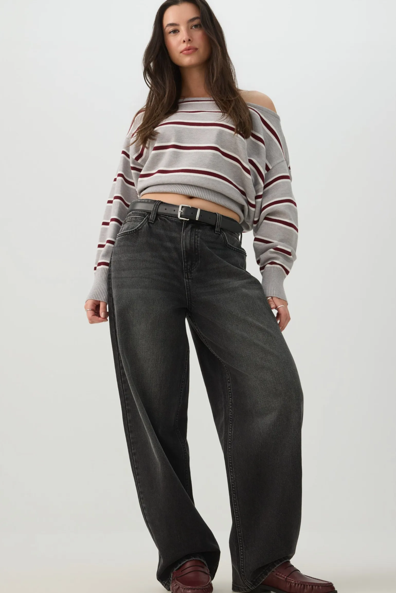 The Muse Fit Mid Rise Baggy Jean