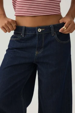The Off-Duty Fit Low Rise Wide Leg Jean