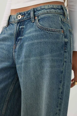 The Off-Duty Fit Low Rise Wide Leg Jean