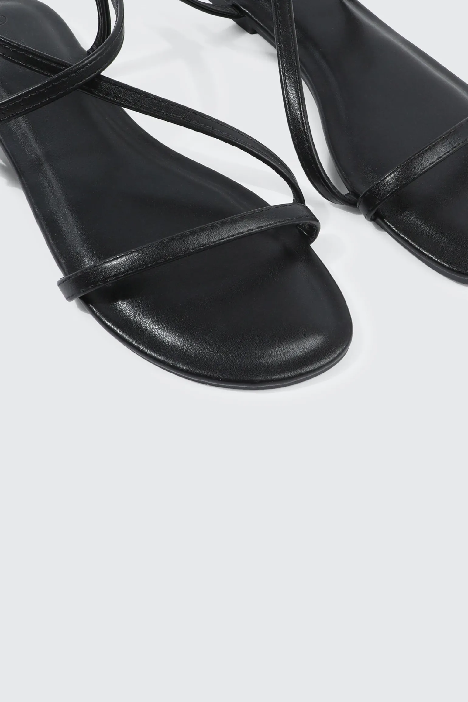 Thin Strappy Flat Sandals