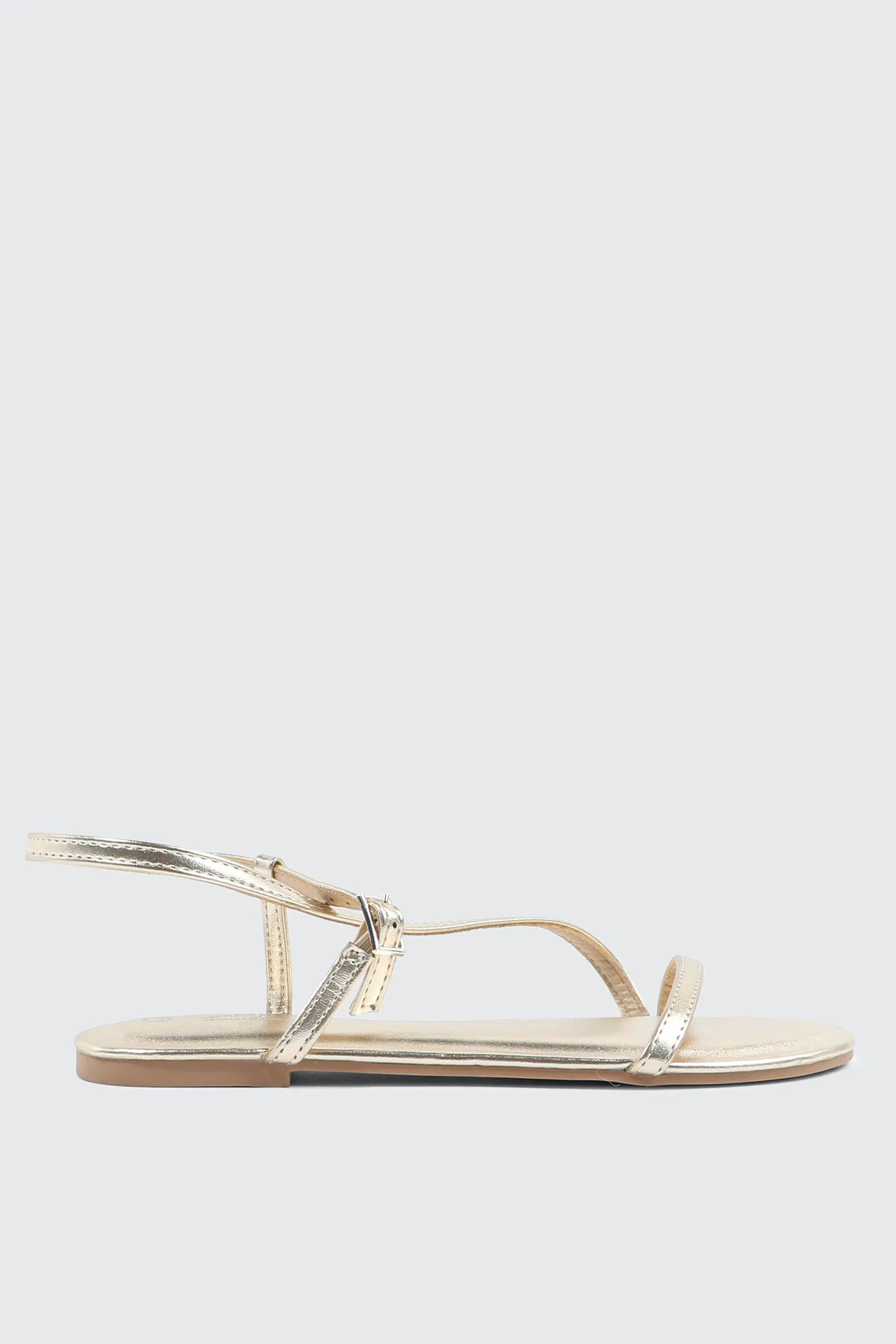 Thin Strappy Flat Sandals