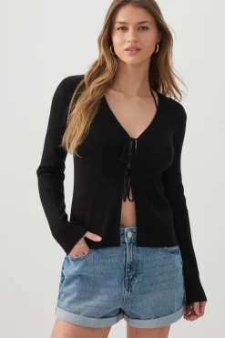 Tie Front Cardigan