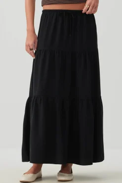 Tiered Maxi Skirt