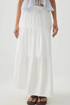 Tiered Maxi Skirt