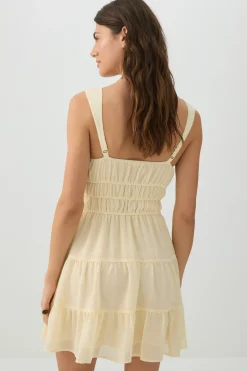 Tiered Smocked Mini Dress
