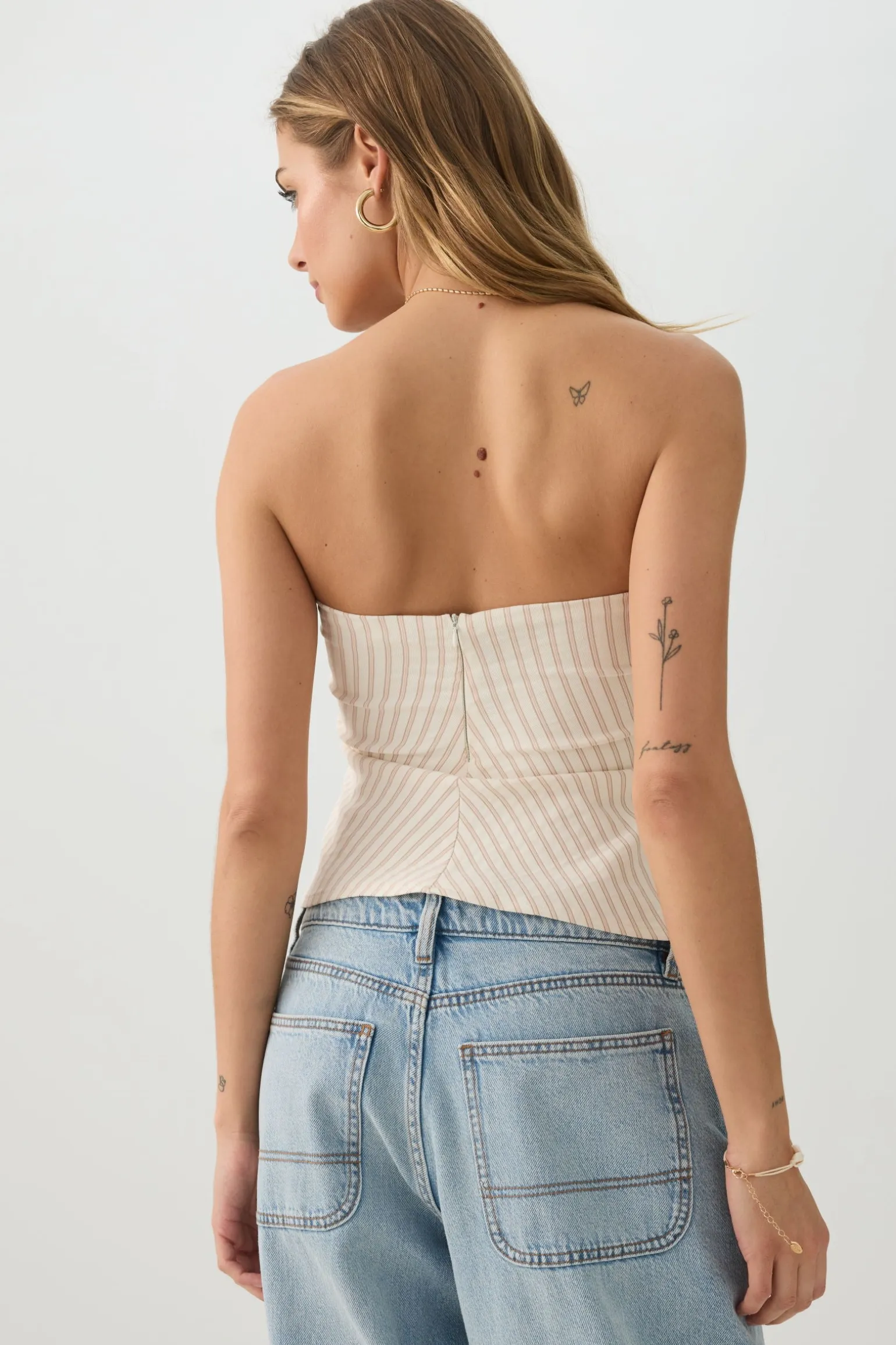 Tube Top with Side Shirring