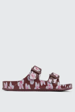 Two-Strap Slide Sandals