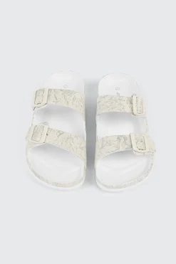 Two-Strap Slide Sandals
