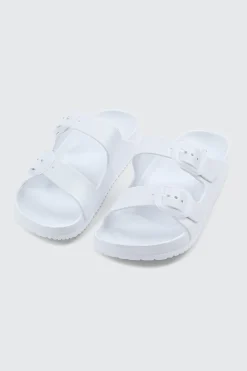 Two-Strap Slide Sandals