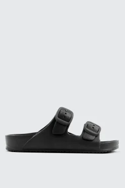 Two-Strap Slide Sandals