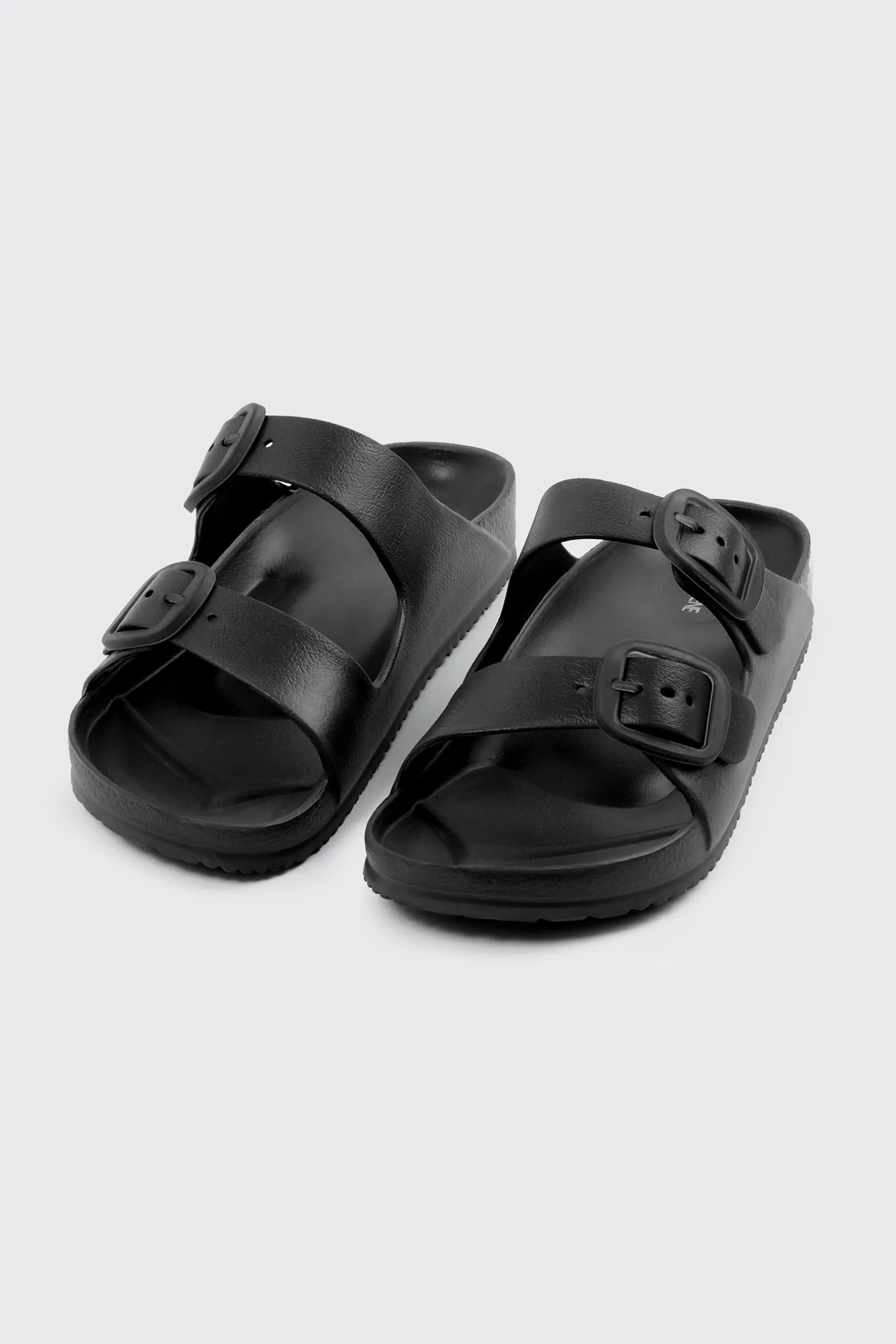 Two-Strap Slide Sandals