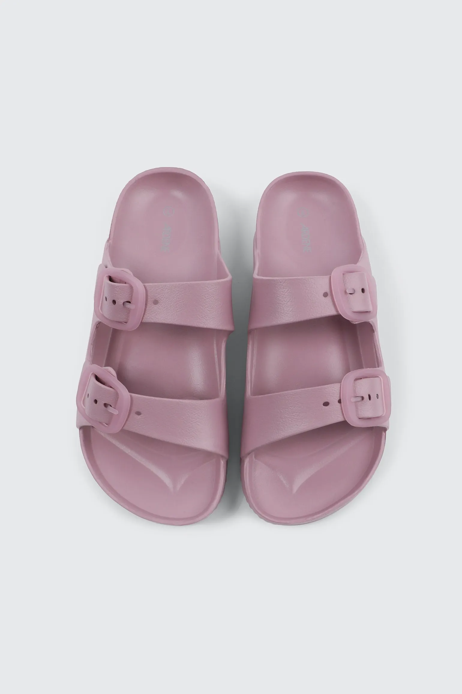 Two-Strap Slide Sandals