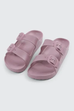 Two-Strap Slide Sandals