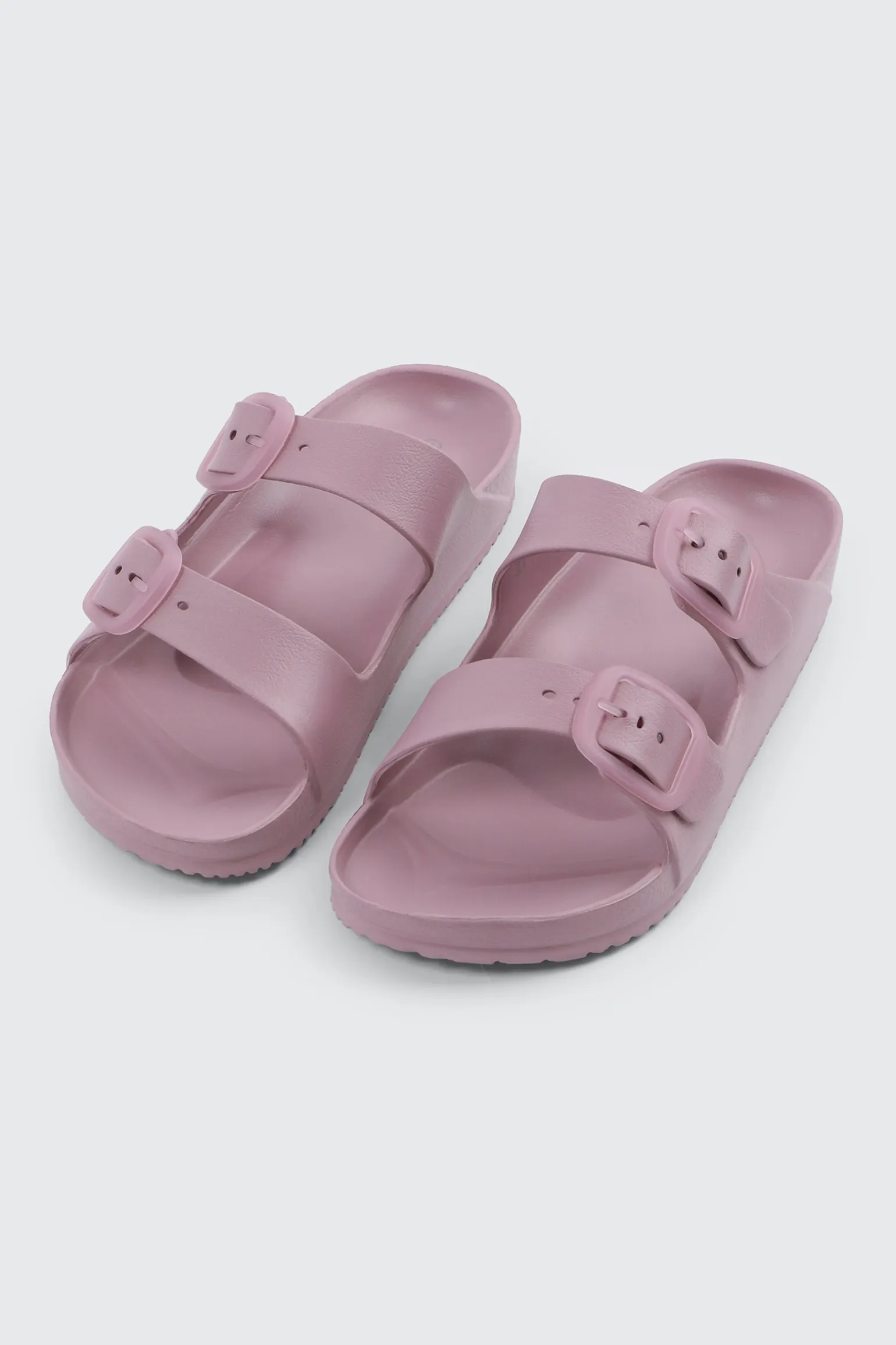 Two-Strap Slide Sandals