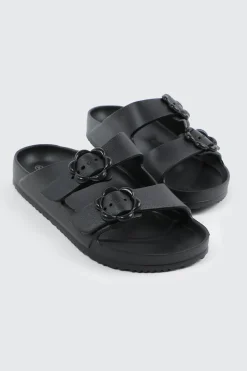 Two-Strap Slide Sandals