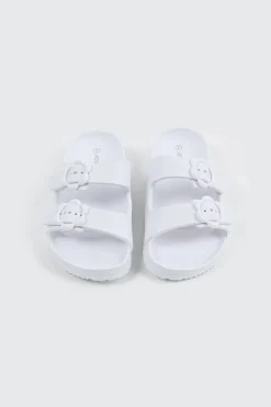 Two-Strap Slide Sandals