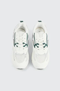 Two-Tone Sneakers with Silver Details