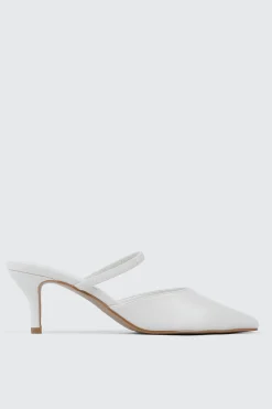 Two Way Pointed Toe Mid Heel Sandals