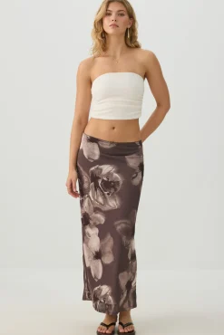 Ultra Cropped Shirred Tube Top