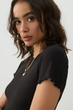 Ultra Crop Rib T-Shirt