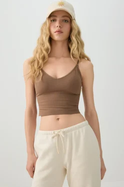 Ultra Crop Seamless Tank with Removable Cups