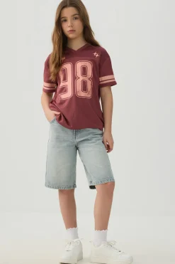 V-Neck Sports Jersey Top