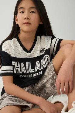 V-Neck Sports Jersey Top