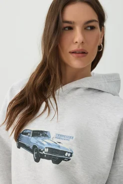 Washed Graphic Hoodie