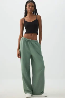 Washed Wide Leg Sweatpant
