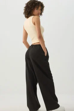 Washed Wide Leg Sweatpant