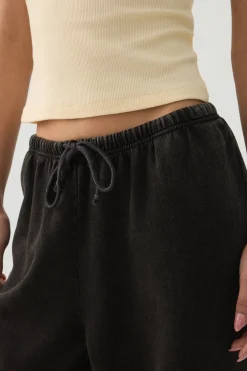 Washed Wide Leg Sweatpant