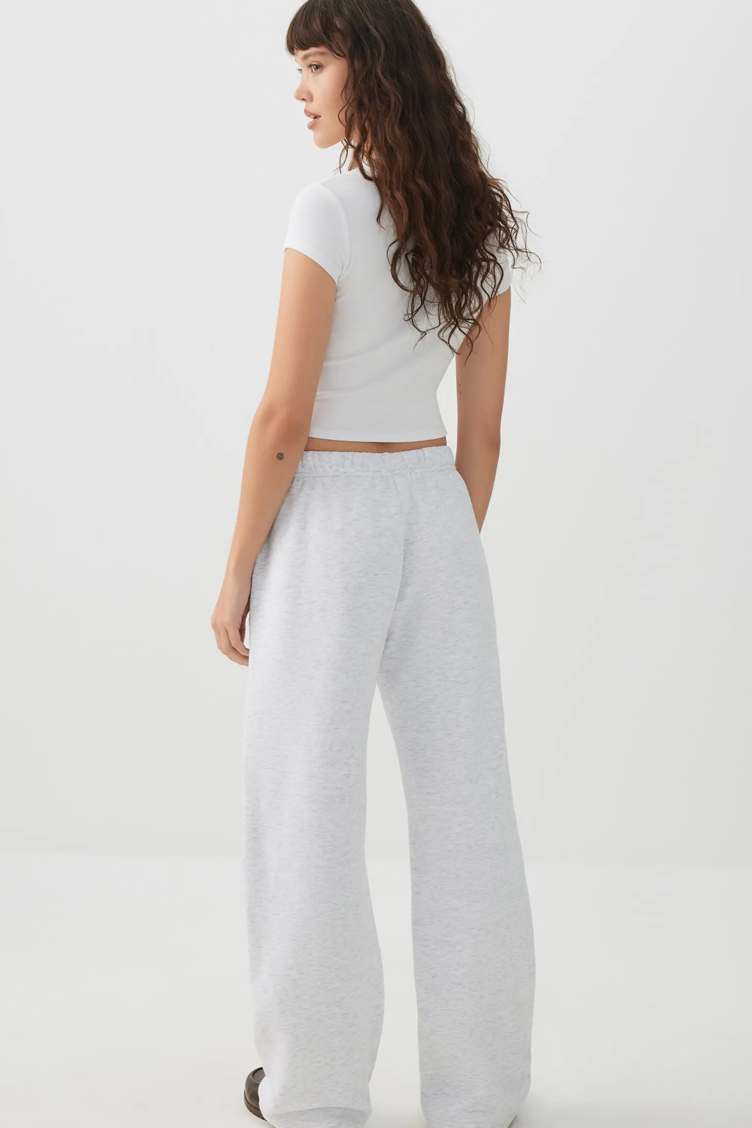 Washed Wide Leg Sweatpants