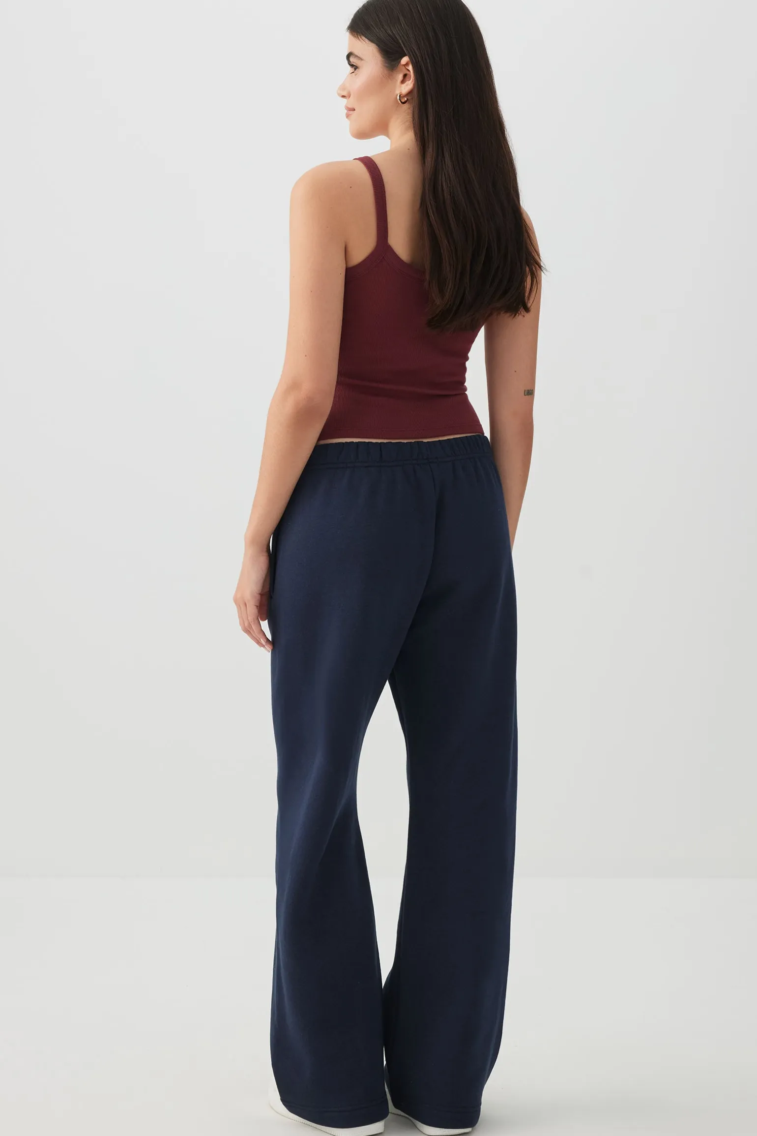 Washed Wide Leg Sweatpants