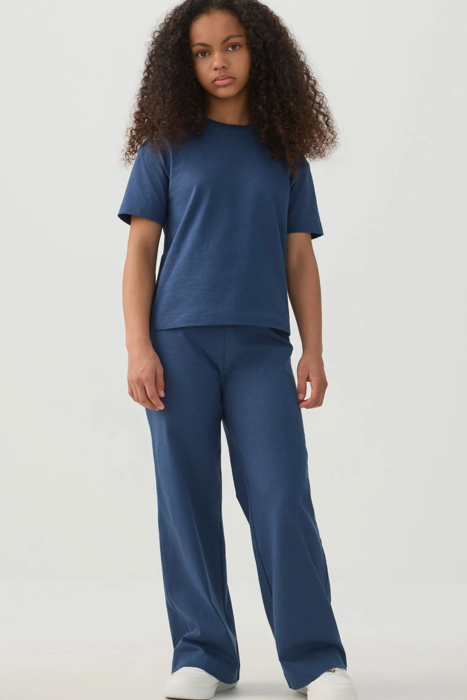 Wide Leg Jersey Pants