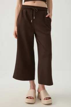 Wide Leg Pull On Capris