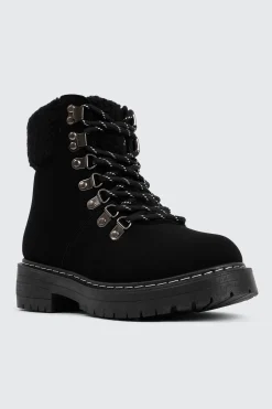 Winter Hiker Booties with Sherpa Collar