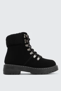 Winter Hiker Booties with Sherpa Collar